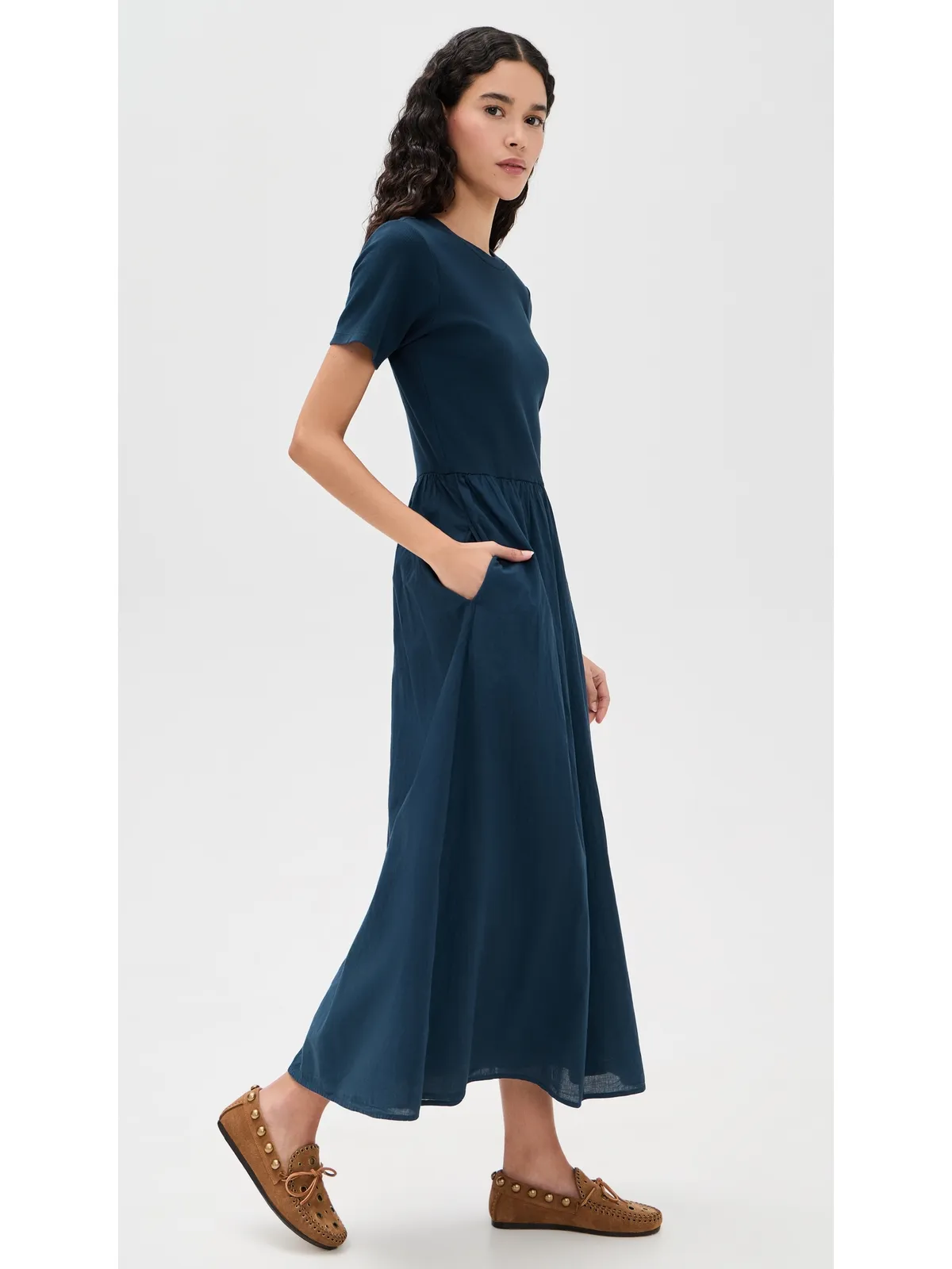 XIRENA Fayth Dress Navy - 画像4
