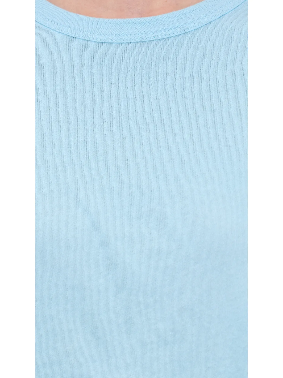 Year of Ours クロップドTシャツ スカイブルー - 画像6