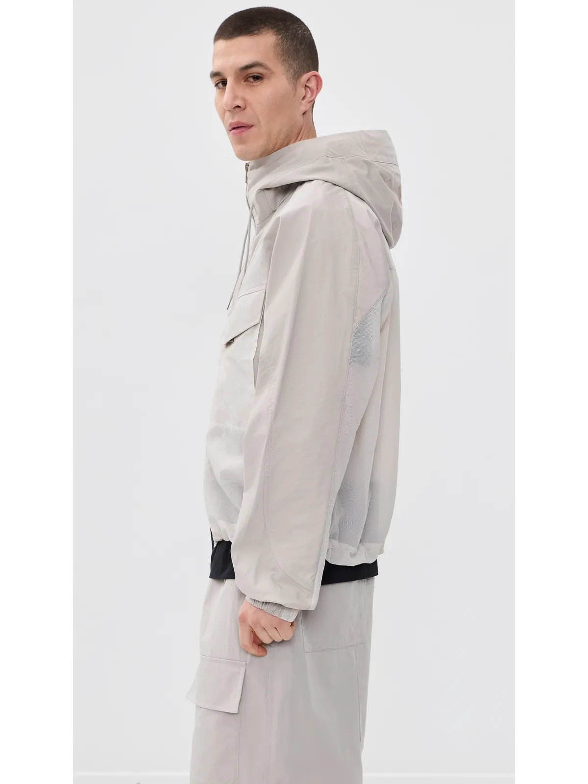Y-3 ユーティリティジャケット ブラウン - 画像4
