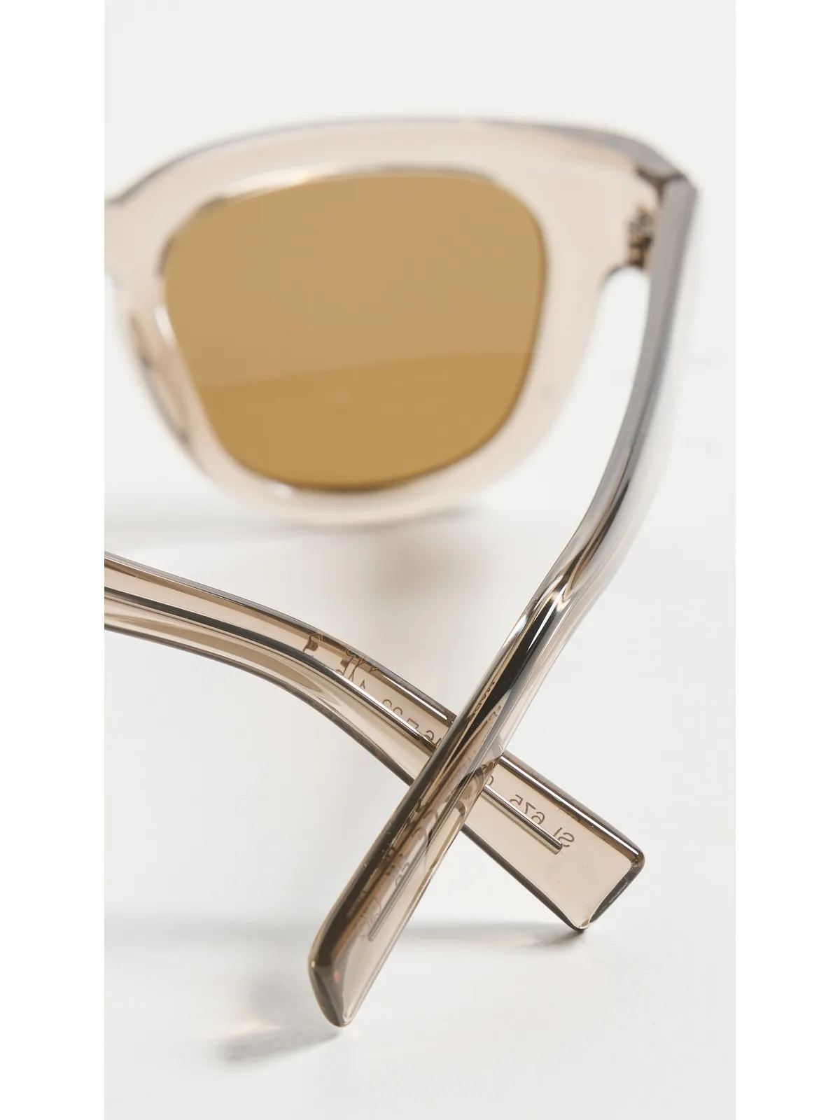 Saint Laurent SL 675 サングラス ベージュ/ベージュ/ブラウン ワンサイズ - 画像6