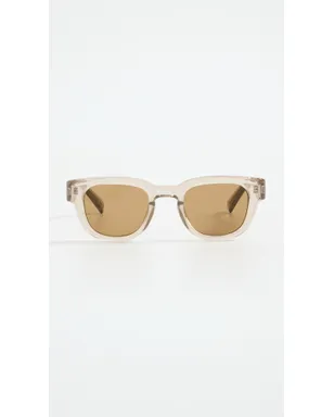 Saint Laurent SL 675 サングラス ベージュ/ベージュ/ブラウン ワンサイズ - サムネイル2