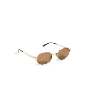 Saint Laurent SL 692 サングラス ゴールド-ゴールド-ブラウン フリーサイズ - サムネイル6