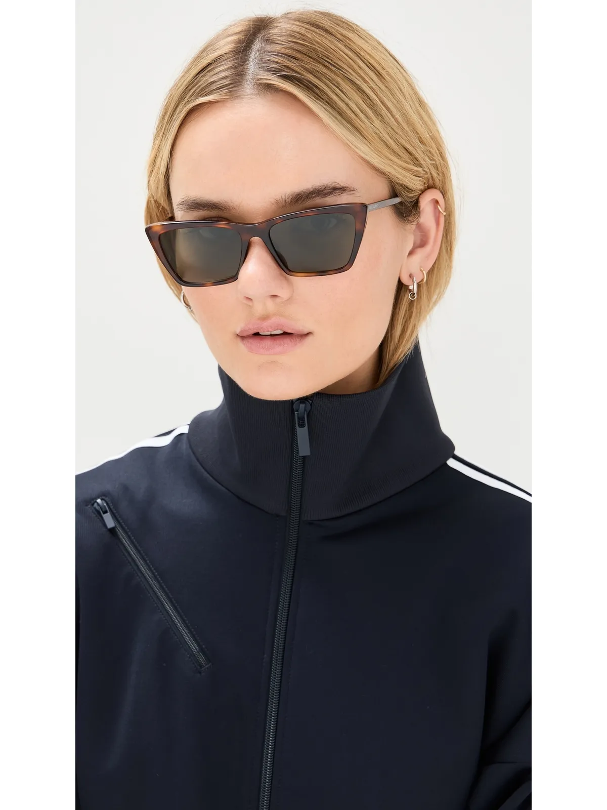 Saint Laurent SL 737 MICA THIN サングラス ハバナ-ハバナ-グレー ワンサイズ - 画像3