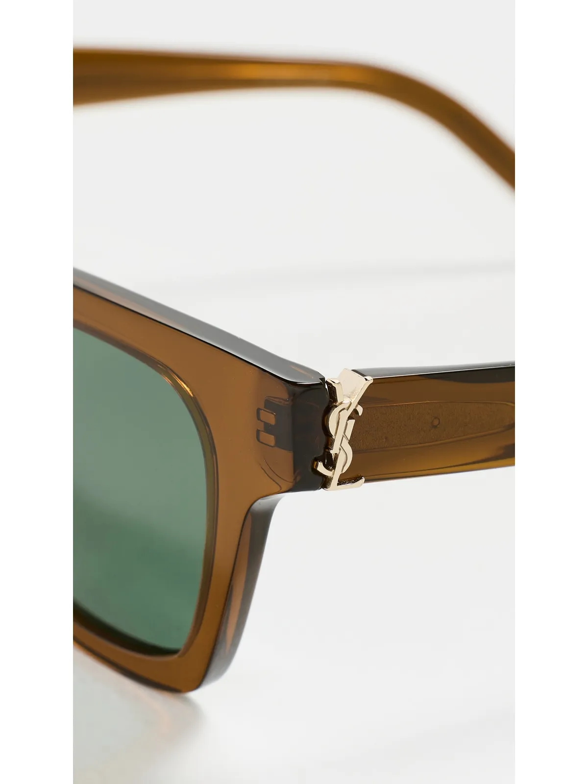 Saint Laurent SL M157 サングラス ブラウン/グリーン - 画像5