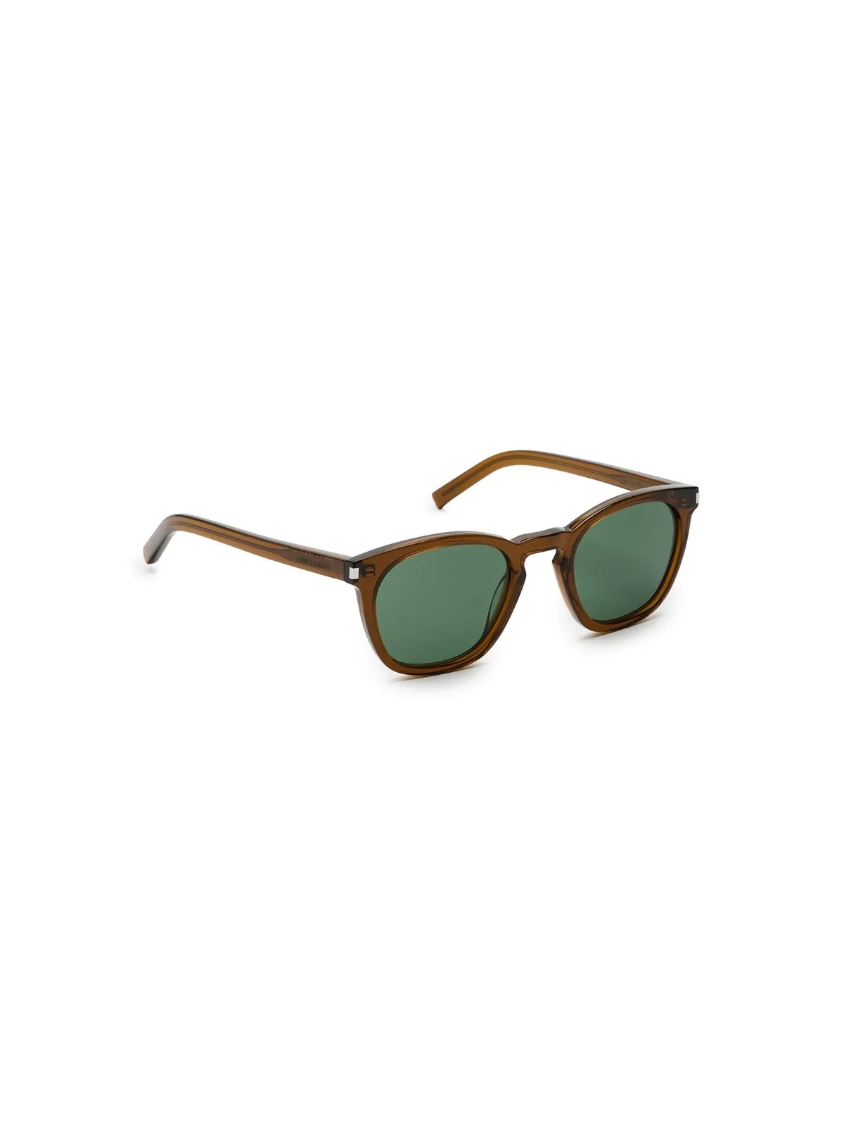 Saint Laurent クラシック SL 28 サングラス ブラウン/グリーン - 画像6