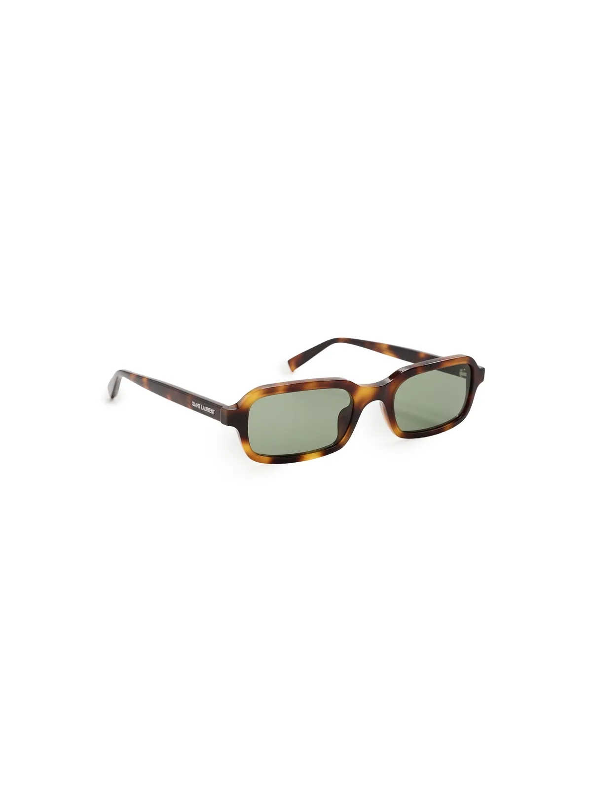 Saint Laurent SL 908 サングラス Havana-Havana-Green ワンサイズ - 画像1