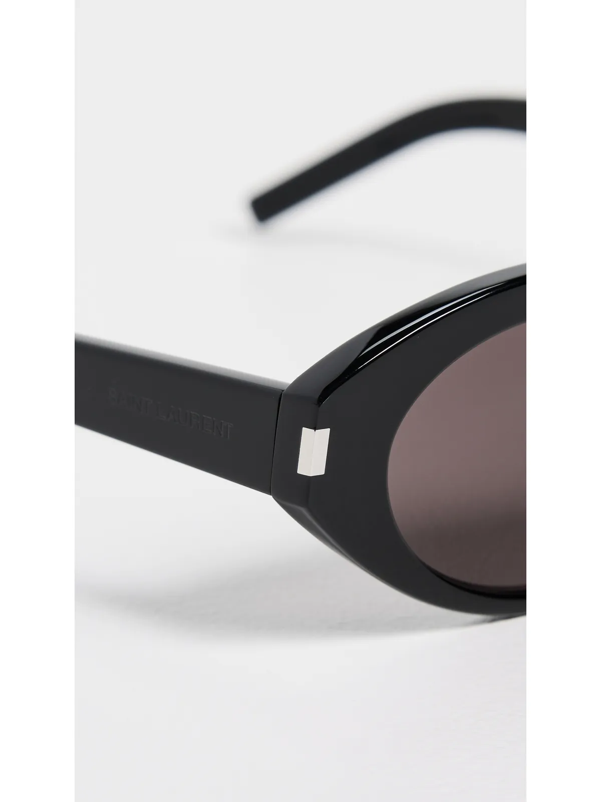 Saint Laurent ラウンドサングラス ブラック-ブラック-ブラック ワンサイズ - 画像5