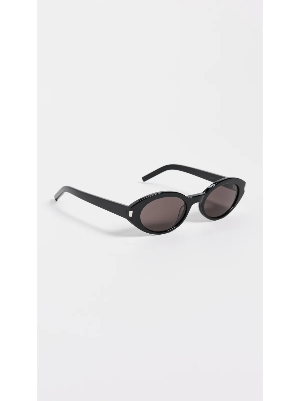 Saint Laurent ラウンドサングラス ブラック-ブラック-ブラック ワンサイズ - 画像4