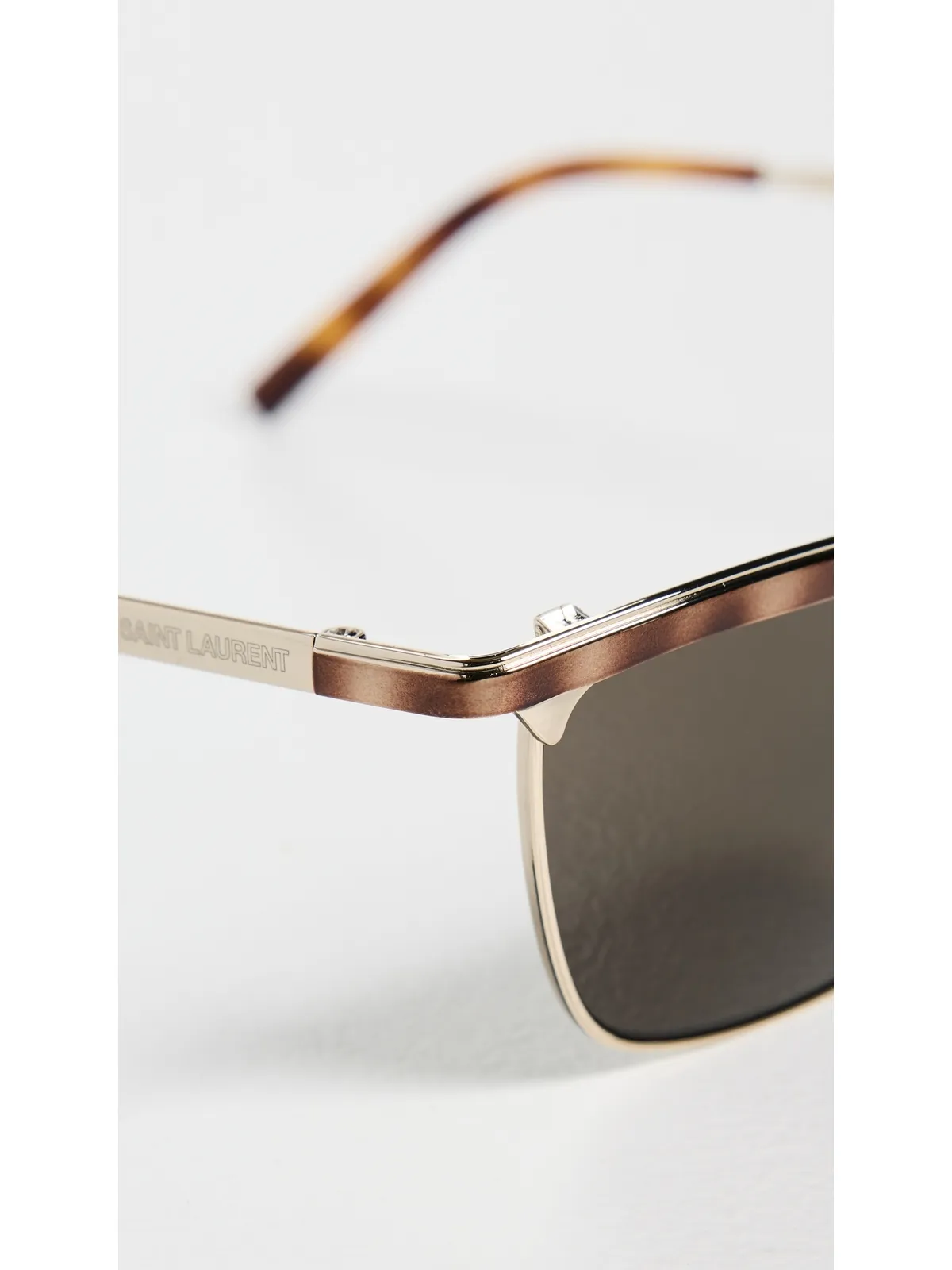 Saint Laurent SL 795 ジョー サングラス ゴールド-ゴールド-グレー ワンサイズ - 画像5