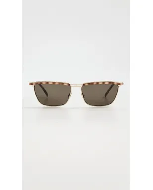 Saint Laurent SL 795 ジョー サングラス ゴールド-ゴールド-グレー ワンサイズ - サムネイル2