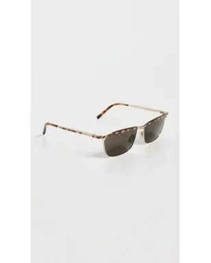 Saint Laurent SL 795 ジョー サングラス ゴールド-ゴールド-グレー ワンサイズ - サムネイル4