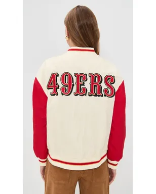 Terez 49ers カラーブロック ボンバー ジャケット - サムネイル3