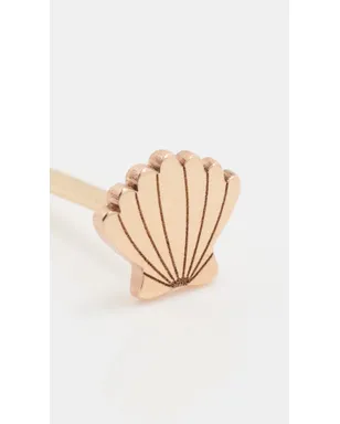 Zoe Chicco シェルスタッドピアス - サムネイル5