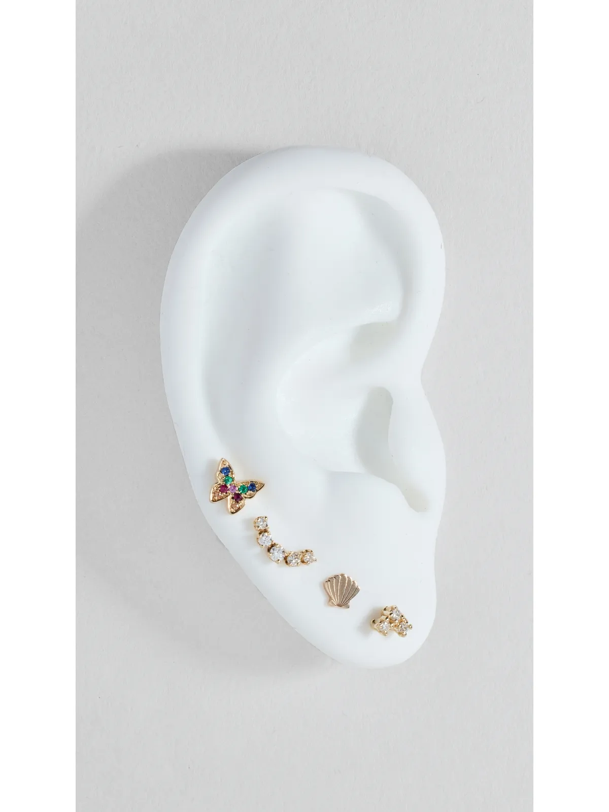 Zoe Chicco シェルスタッドピアス - 画像6