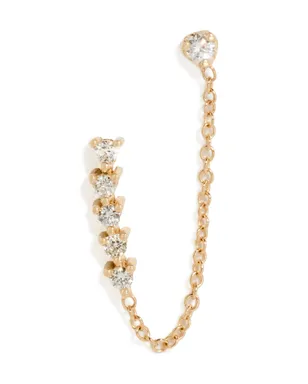 Zoe Chicco 14k テニスコレクション ダブルサイド ピアス - サムネイル1