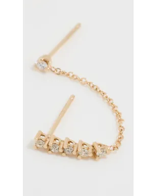 Zoe Chicco 14k テニスコレクション ダブルサイド ピアス - サムネイル5