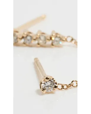Zoe Chicco 14k テニスコレクション ダブルサイド ピアス - サムネイル6