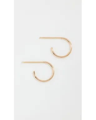 Zoe Chicco 14Kゴールド ティニー・ハギー・フープピアス - サムネイル2
