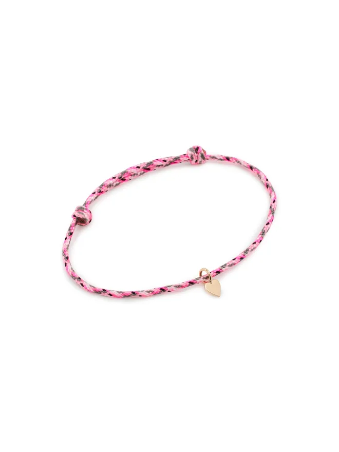 Zoe Chicco Zoe Chicco 14k ミディ・ビティー・ハート・パラコード ブレスレットの商品画像