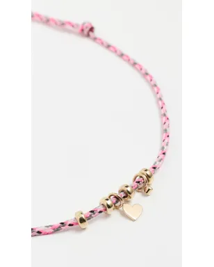 Zoe Chicco 14k ミディ ハート パラコード ネックレス - サムネイル4