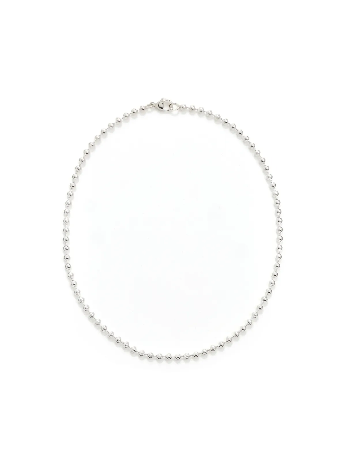 Zoe Chicco スターリングシルバー 4mm ビーズチェーン ネックレス - 画像1