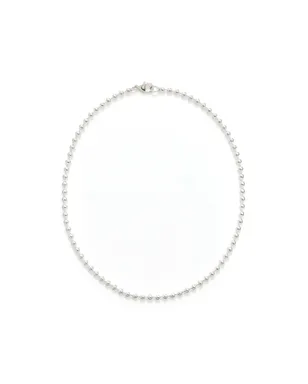 Zoe Chicco スターリングシルバー 4mm ビーズチェーン ネックレス - サムネイル1