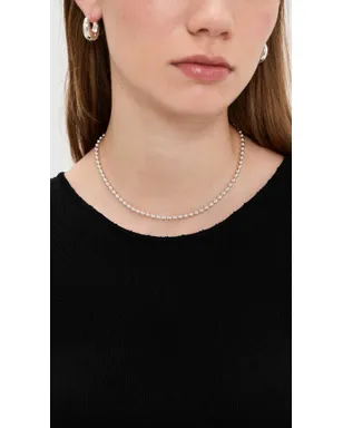 Zoe Chicco スターリングシルバー 4mm ビーズチェーン ネックレス - サムネイル3