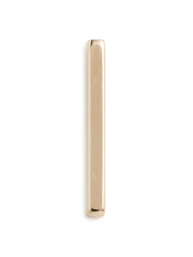 Zoe Chicco Zoe Chicco 14Kゴールド細身バー スタッドピアスの商品画像