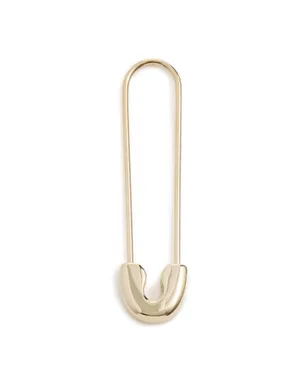 Zoe Chicco 14k Gold Safety Pin 片耳ピアス - サムネイル1