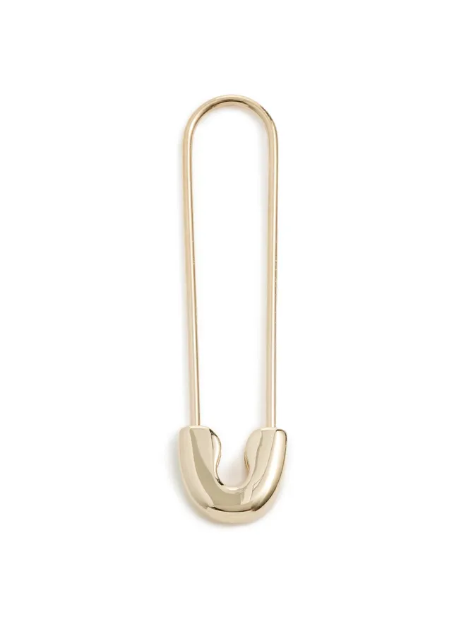 Zoe Chicco Zoe Chicco 14k Gold Safety Pin 片耳ピアスの商品画像