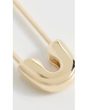 Zoe Chicco 14k Gold Safety Pin 片耳ピアス - サムネイル5