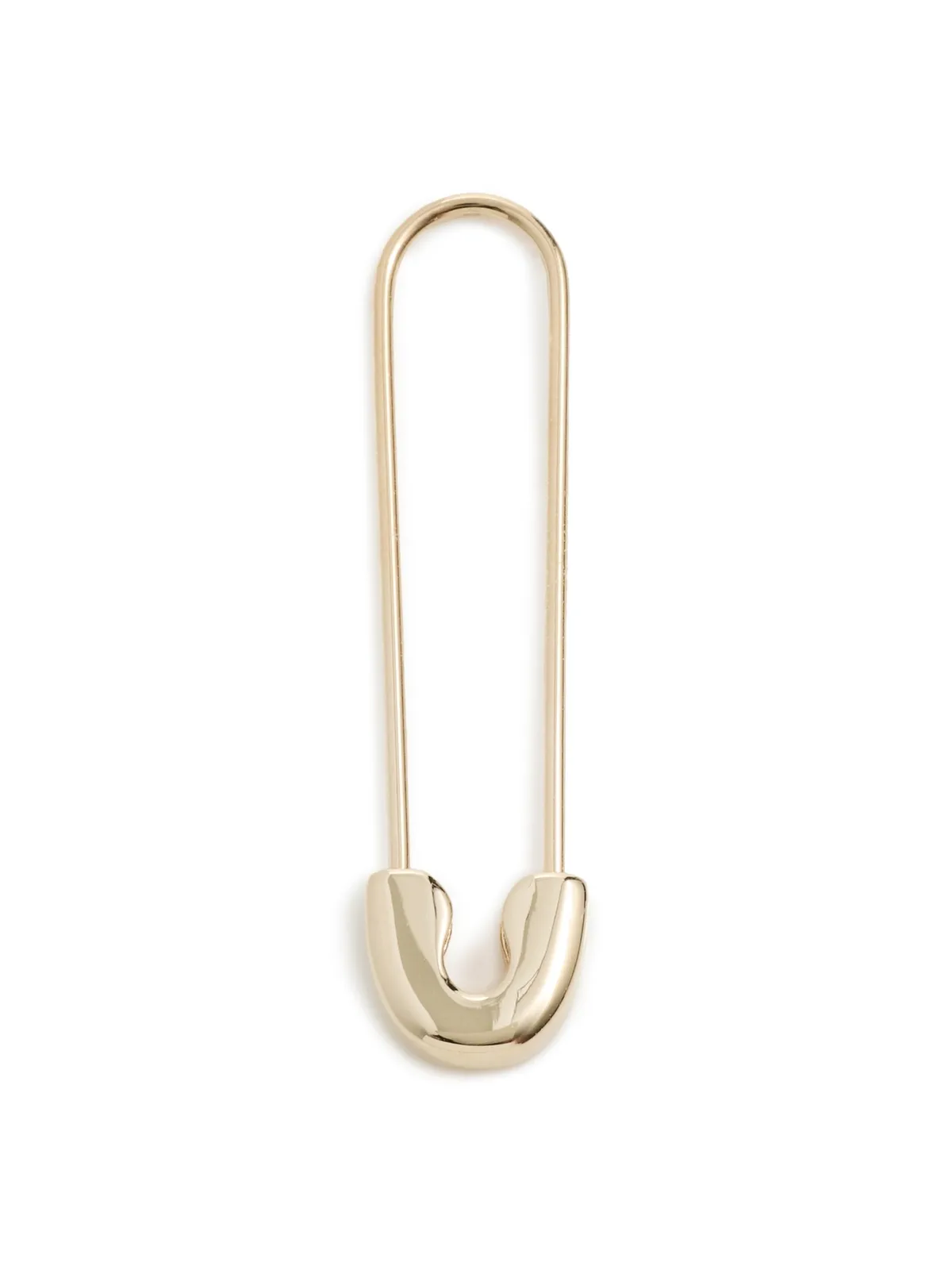 Zoe Chicco 14k Gold Safety Pin 片耳ピアス - 画像6