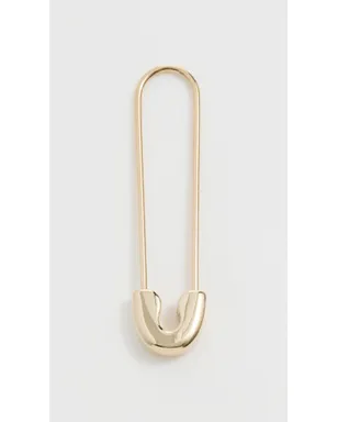 Zoe Chicco 14k Gold Safety Pin 片耳ピアス - サムネイル2
