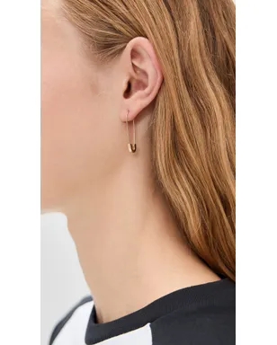 Zoe Chicco 14k Gold Safety Pin 片耳ピアス - サムネイル3