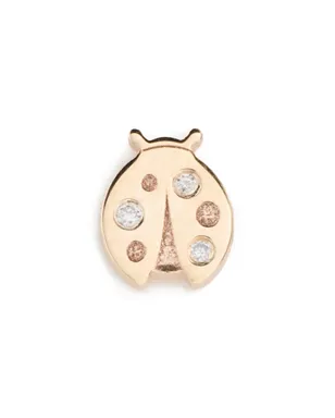 Zoe Chicco 14k Gold テントウムシ ダイヤモンド スタッド ピアス - サムネイル1