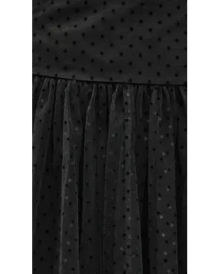 Zimmermann チュールドット ミディスカート（ブラック） - サムネイル6