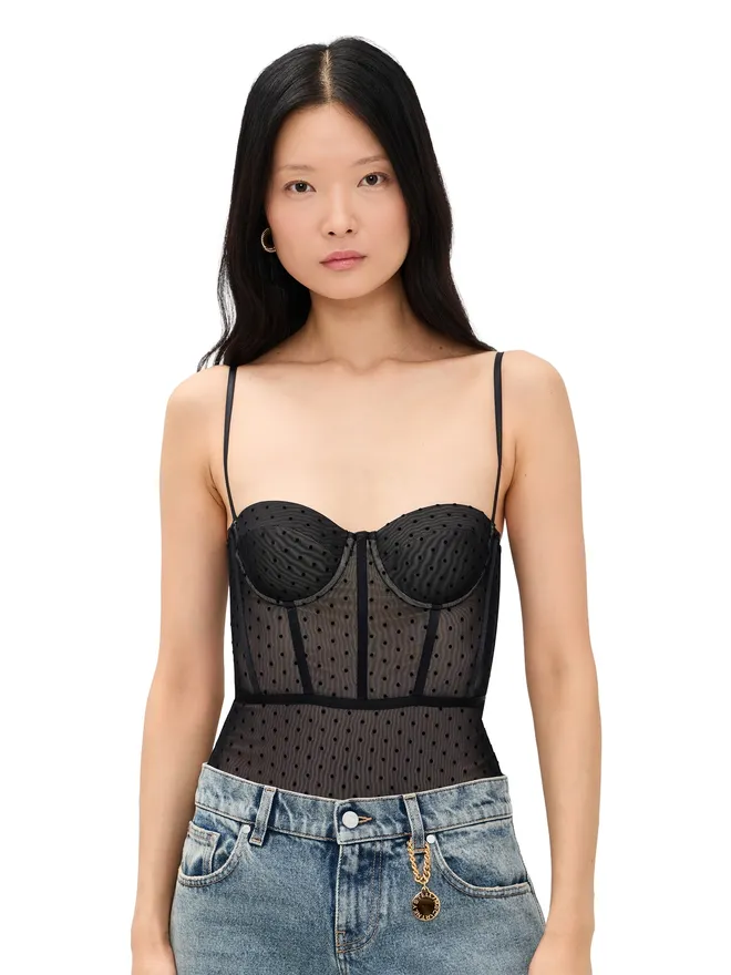 Zimmermann Zimmermann ドット柄 ボディスーツの商品画像