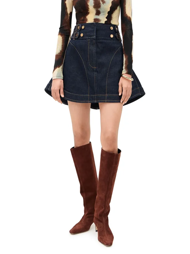 Zimmermann Zimmermann デニム カーゴ ミニスカートの商品画像