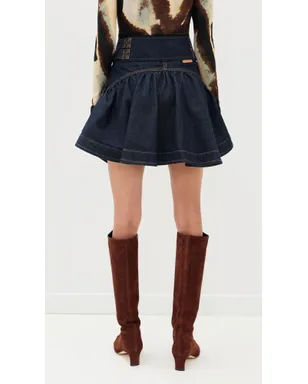 Zimmermann デニム カーゴ ミニスカート - サムネイル3