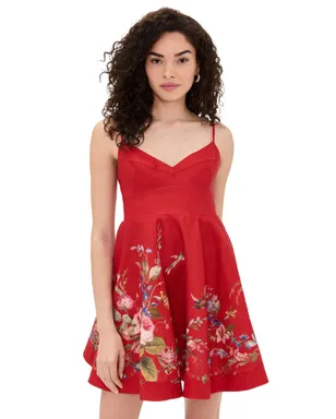 Zimmermann パシエンス ミニドレス レッドフローラル - サムネイル1