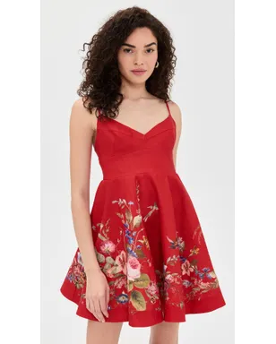 Zimmermann パシエンス ミニドレス レッドフローラル - サムネイル2
