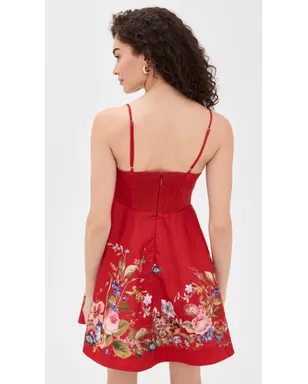 Zimmermann パシエンス ミニドレス レッドフローラル - サムネイル3