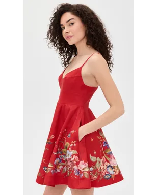 Zimmermann パシエンス ミニドレス レッドフローラル - サムネイル4