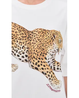 Zimmermann レオパード柄プリントTシャツ - サムネイル6
