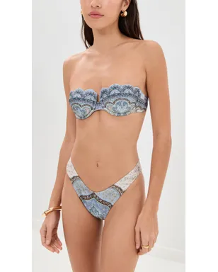 Zimmermann Wanderlust Scallop Balconette ビキニトップ - サムネイル5