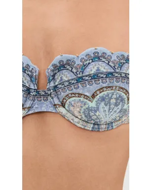 Zimmermann Wanderlust Scallop Balconette ビキニトップ - サムネイル6