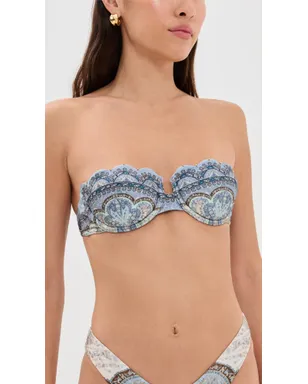 Zimmermann Wanderlust Scallop Balconette ビキニトップ - サムネイル2