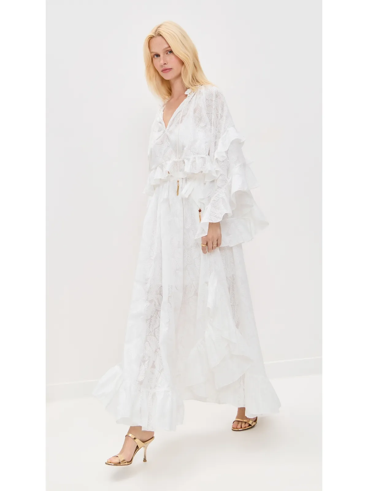 Zimmermann デイライト ラッフルスカート - 画像5