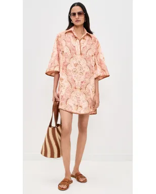 Zimmermann Daylight Tunic Mini Damask Rose - サムネイル5