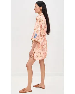 Zimmermann Daylight Tunic Mini Damask Rose - サムネイル4